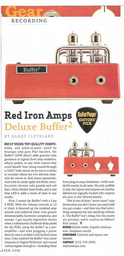 BUFFER | Red Iron Amps